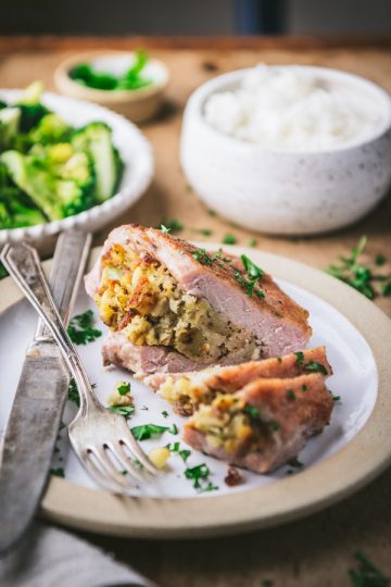 Stuffed Pork Chops - The Seasoned Mom