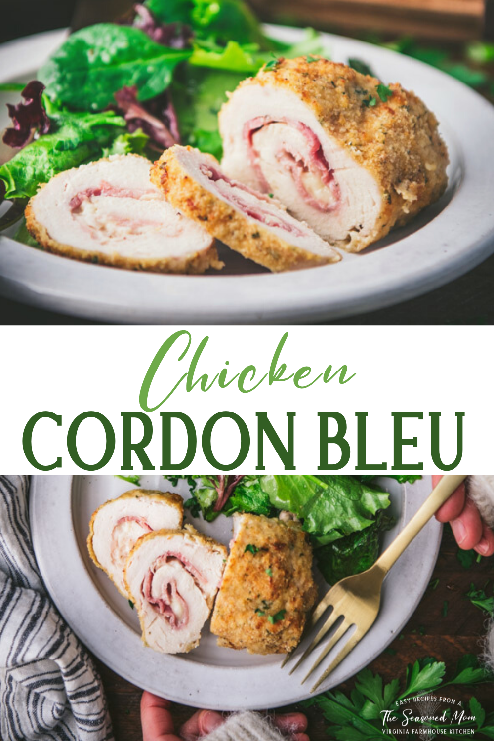 Chicken Cordon Bleu - The Seasoned Mom