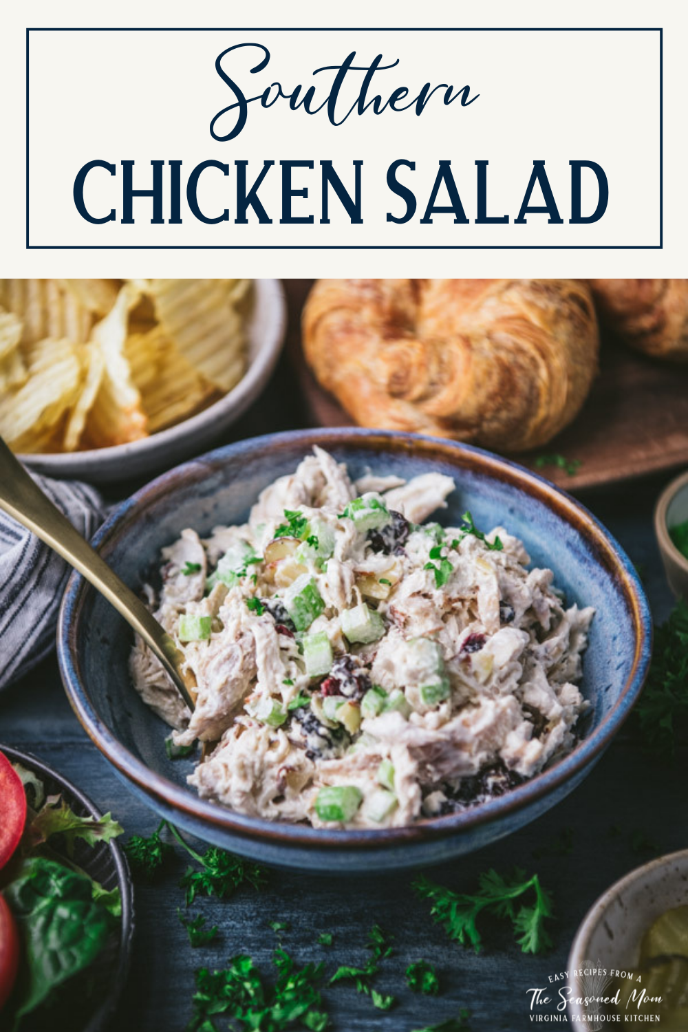 Southern Chicken Salad Recipe - The Seasoned Mom