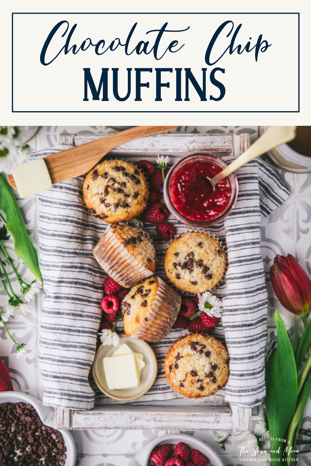 Chocolate Chip Muffins - The Seasoned Mom
