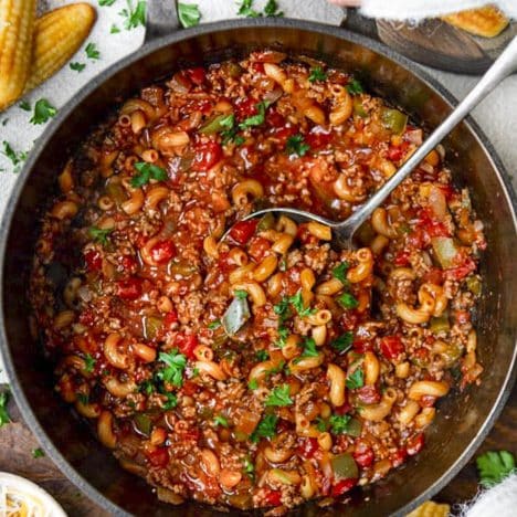 Grandma's Easy One-Pot American Chop Suey - The Seasoned Mom