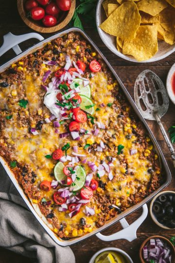 Mexican Lasagna - The Seasoned Mom