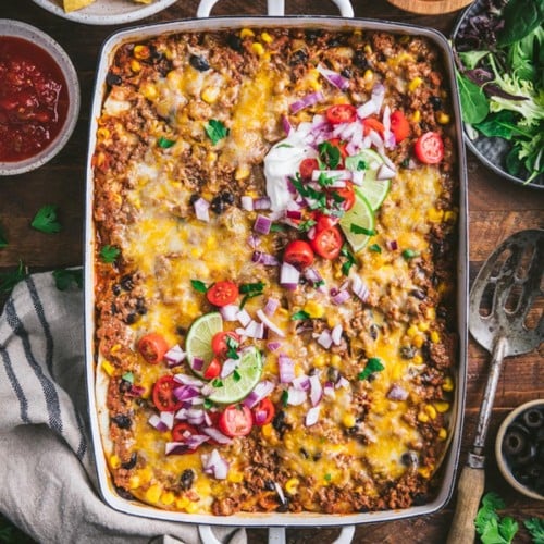 Mexican Lasagna - The Seasoned Mom