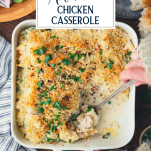 Spinach Artichoke Chicken Casserole - The Seasoned Mom