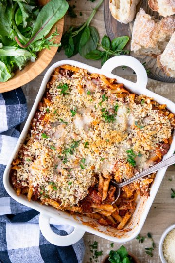 Italian Ground Beef Casserole - The Seasoned Mom