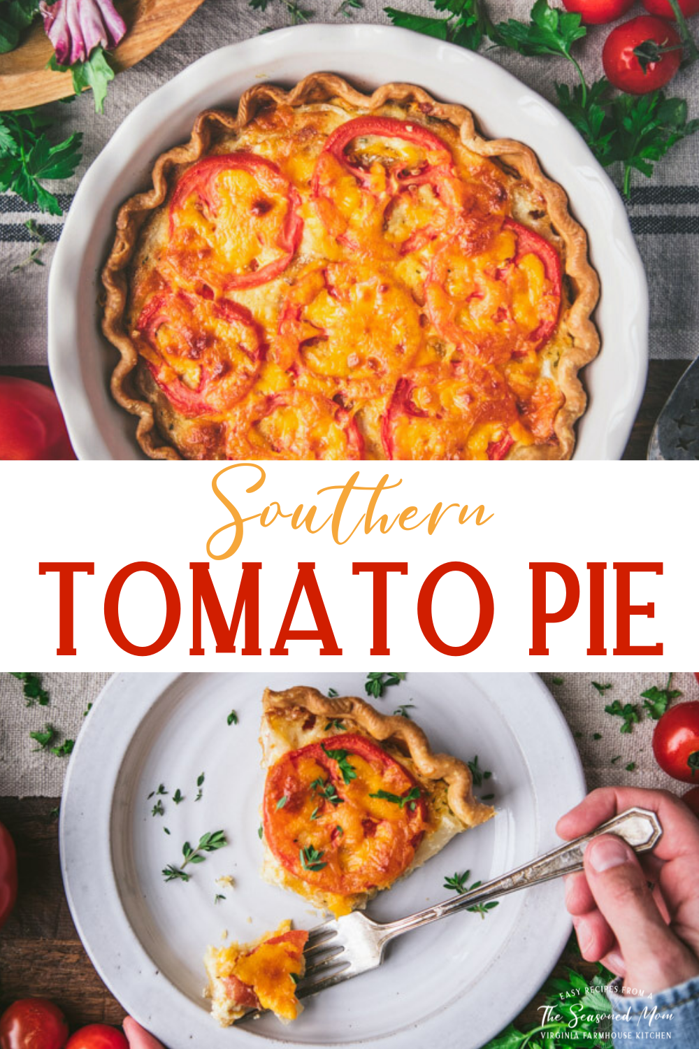 Southern Tomato Pie - The Seasoned Mom