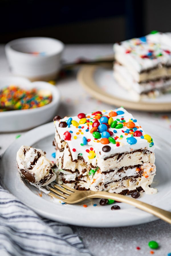Easy Ice Cream Cake Recipe | Just 5 Ingredients! - This Delicious House