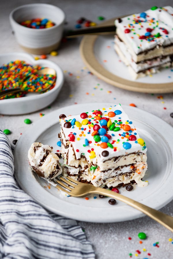 Birthday Party Ice Cream Cake Roll