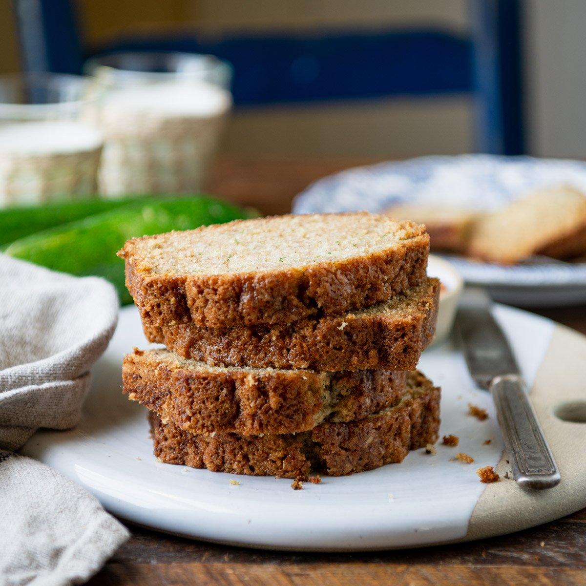 Chai-Spiced Banana Zucchini Cake with Brown Butter Cream Cheese • The  Crumby Kitchen