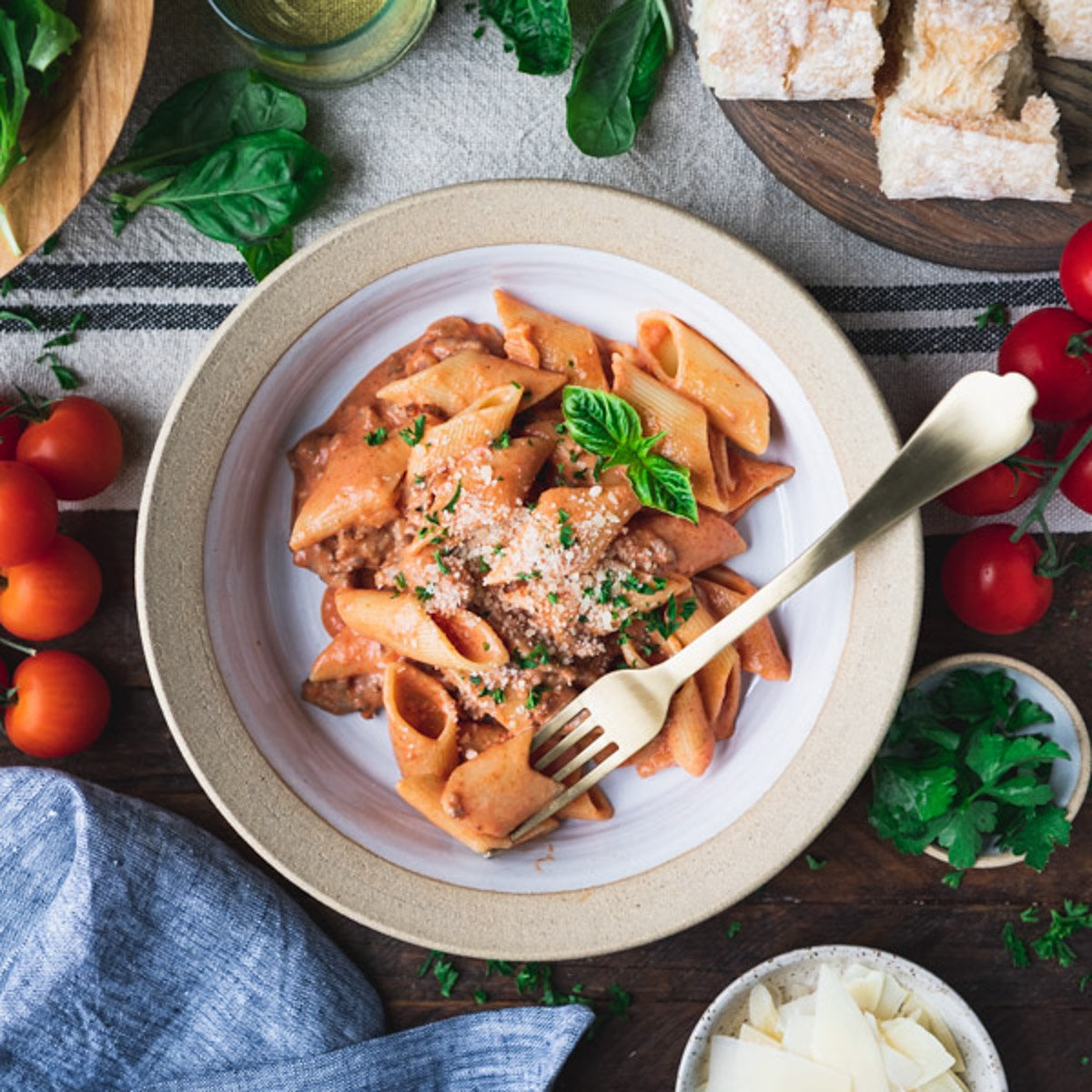 Sausage Pasta {a 30 Minute Meal!} - The Seasoned Mom