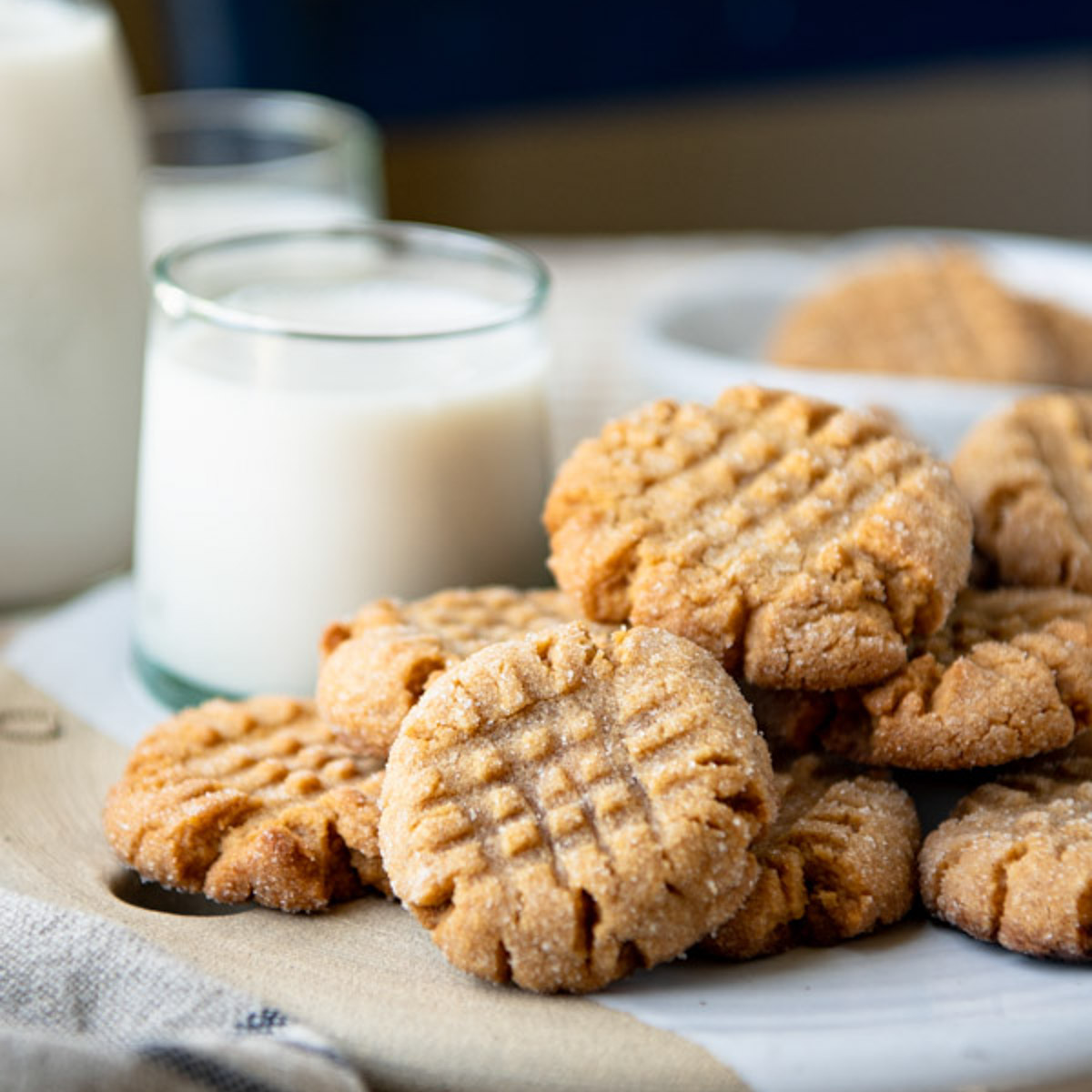 3 Ingredient Peanut Butter Cookies - The Seasoned Mom