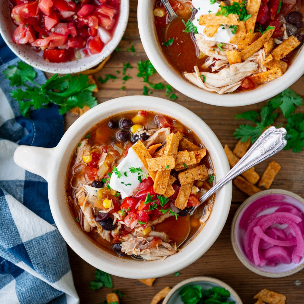 Best Slow Cooker Chicken Tortilla Soup Recipe - How to Make Slow