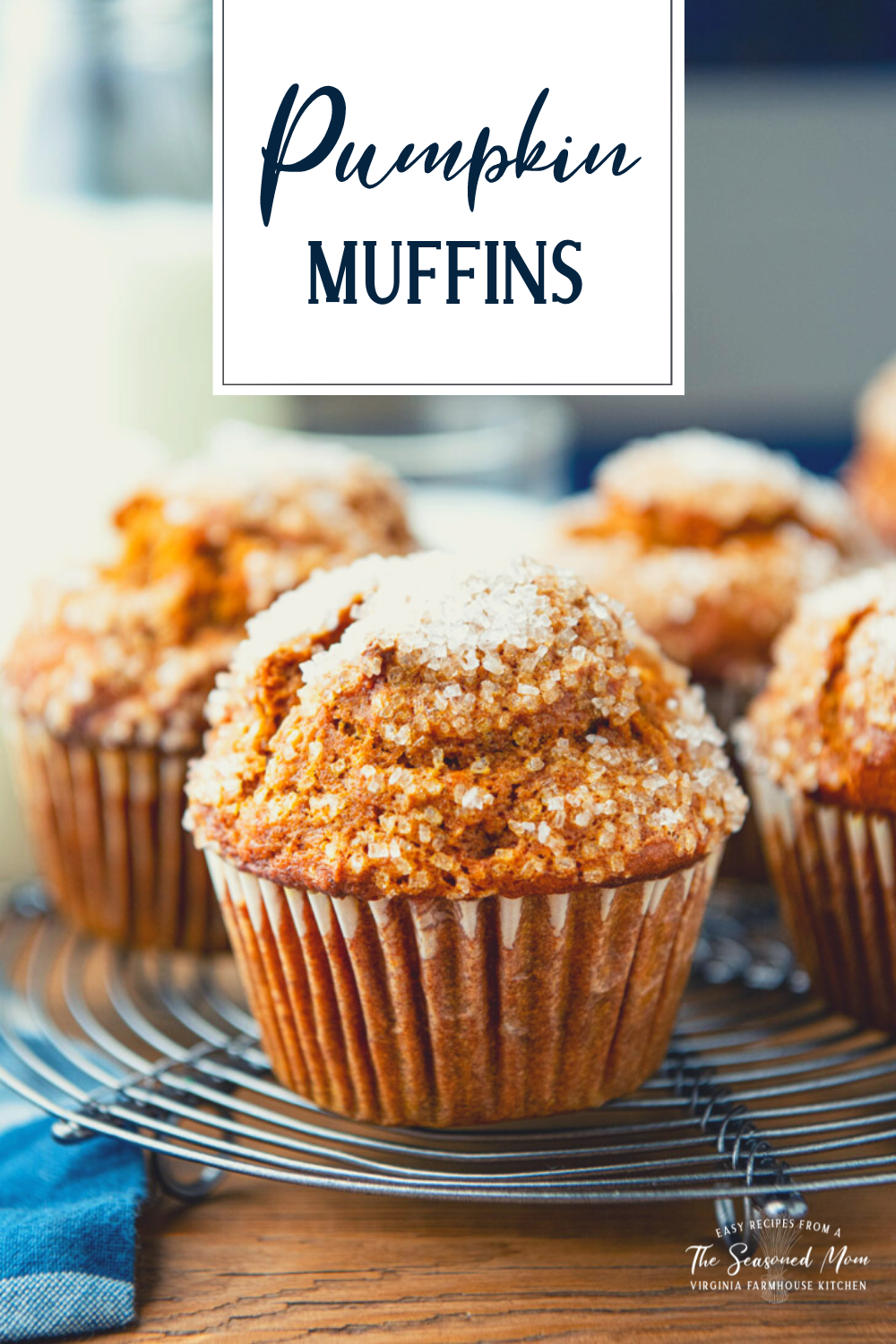 Easy Pumpkin Muffins Recipe | The Seasoned Mom