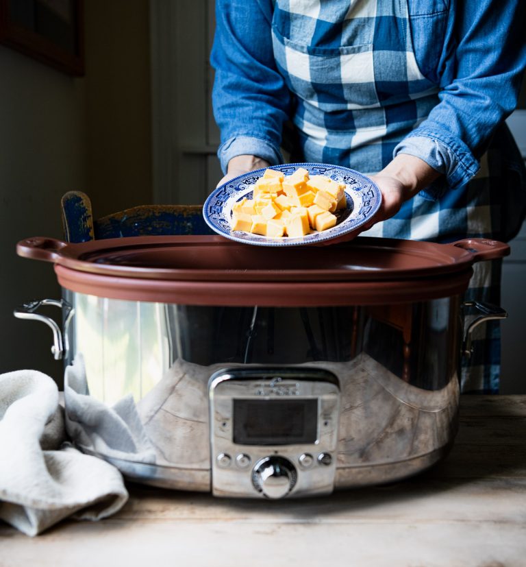 Cheesy Crock Pot Chicken Soup - The Seasoned Mom