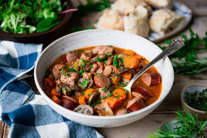 Dutch Oven Pork Stew - The Seasoned Mom