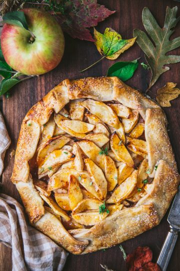 Apple Galette {Quick and Easy!} - The Seasoned Mom