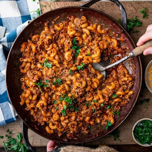 Homemade Hamburger Helper in collaboration with Our Place - What Robin Eats