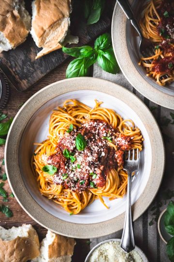 Stovetop Spaghetti Sauce Recipe | The Seasoned Mom