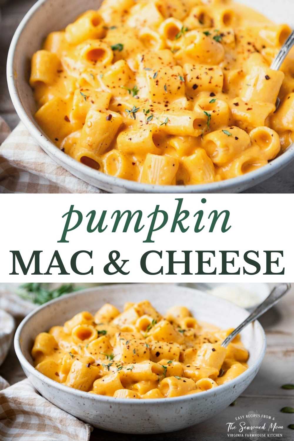 Pumpkin Mac and Cheese - The Seasoned Mom