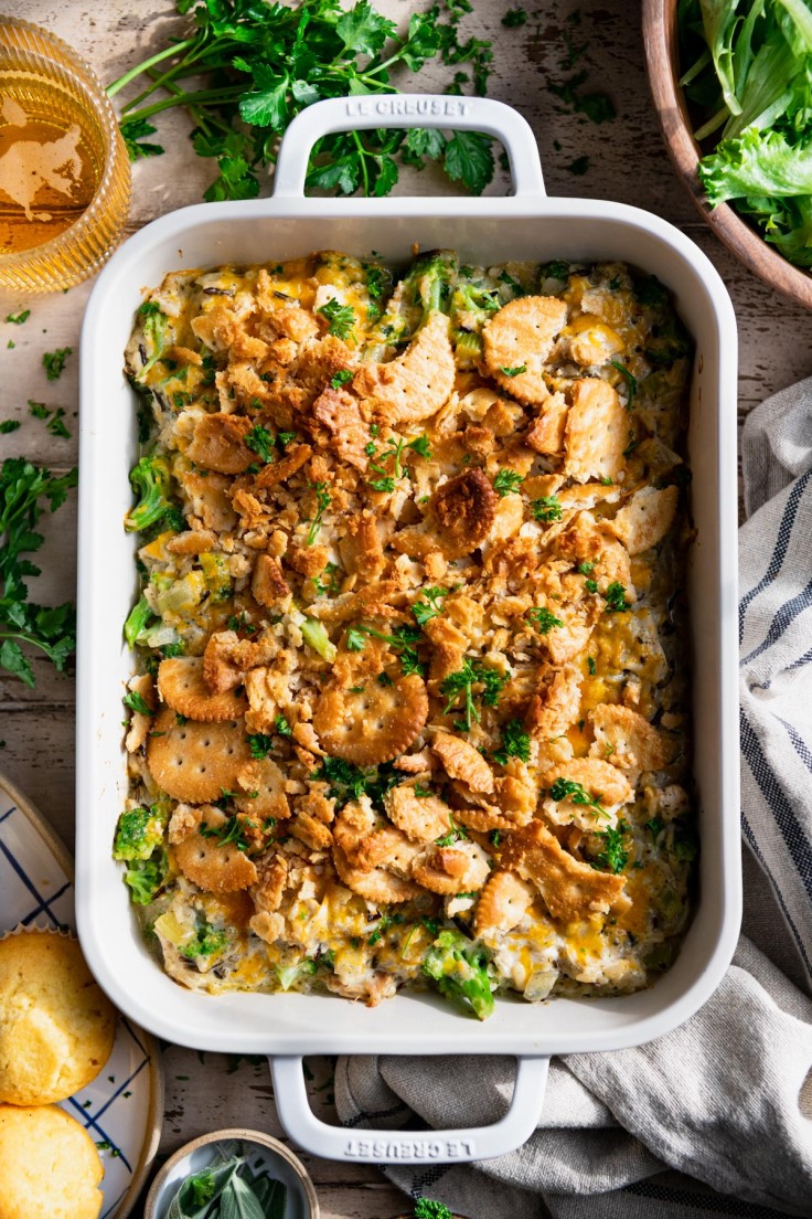 Easy Chicken and Wild Rice Casserole - The Seasoned Mom