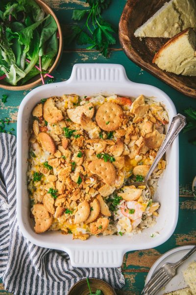 Savannah Shrimp and Rice Casserole - The Seasoned Mom