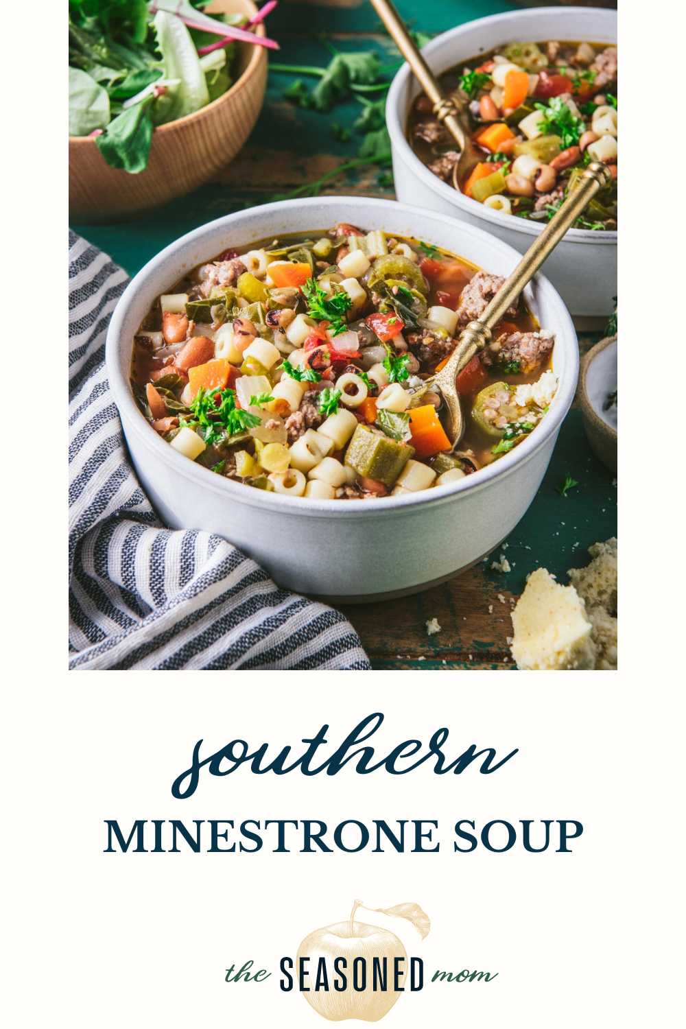 Southern Minestrone Soup - The Seasoned Mom