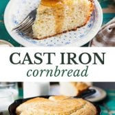 Cast Iron Cornbread - The Seasoned Mom