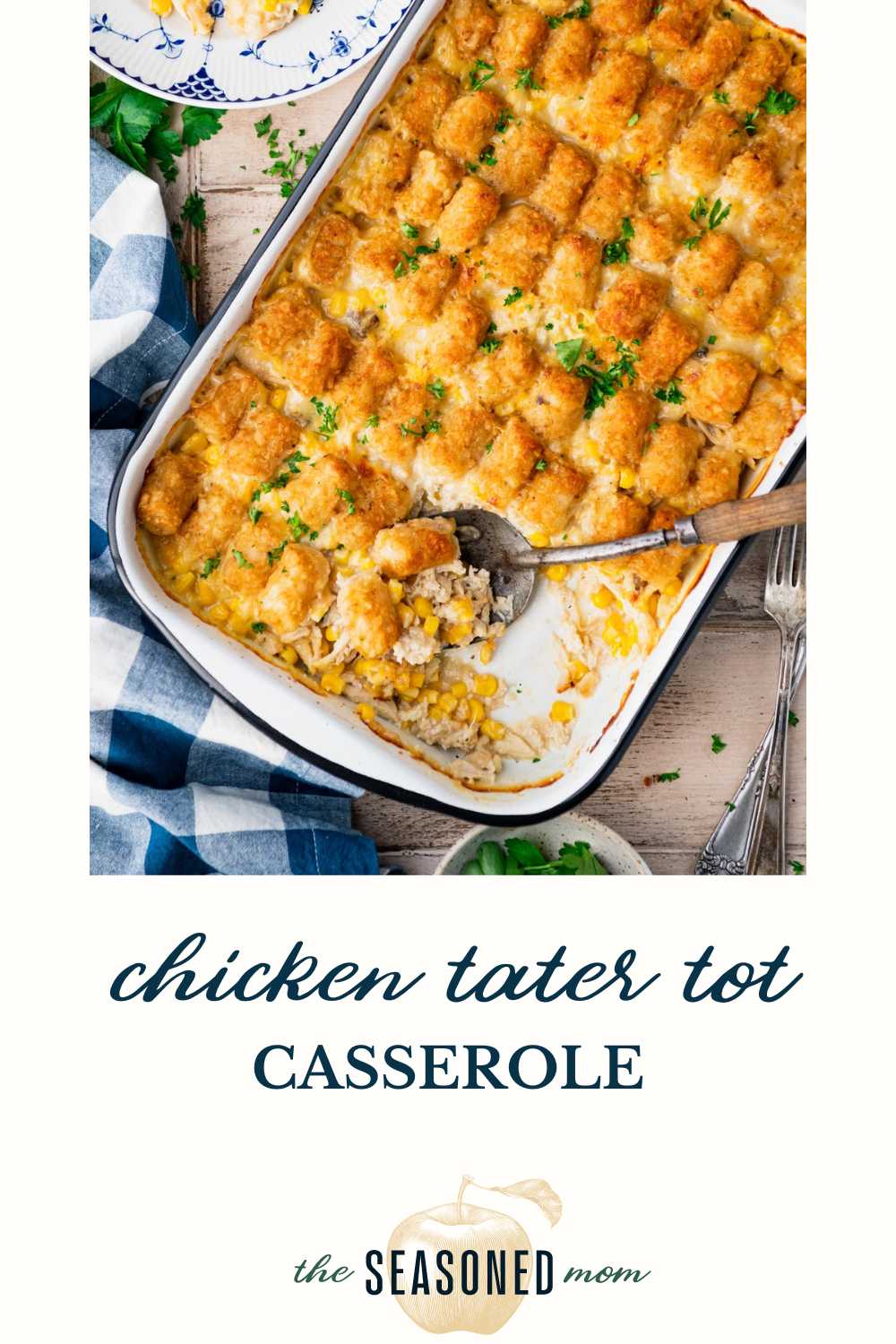 Chicken Tater Tot Casserole The Seasoned Mom