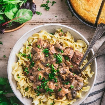 Crock Pot Beef Stroganoff - The Seasoned Mom