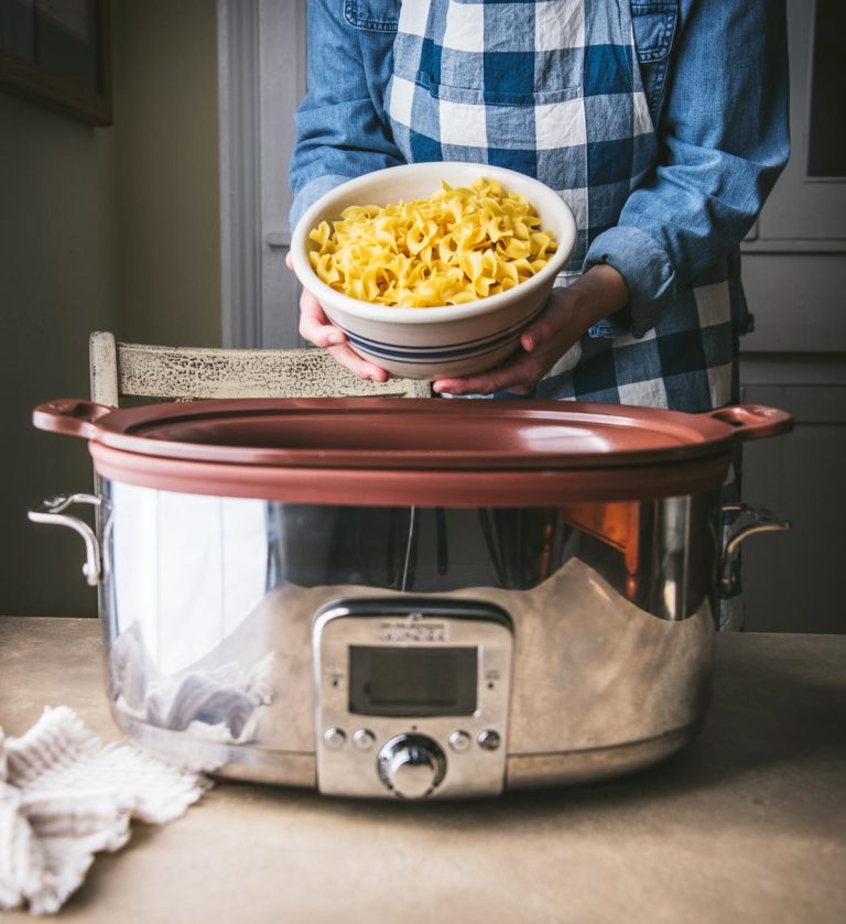 Crock Pot Chicken and Noodles - The Seasoned Mom