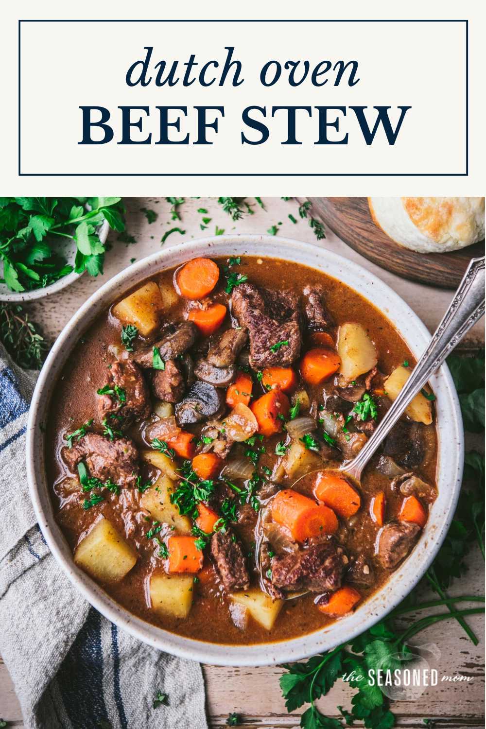 Dutch Oven Beef Stew - The Seasoned Mom