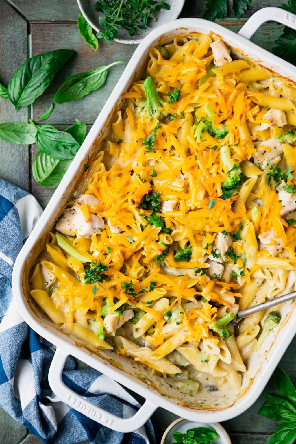 Dump-and-Bake Chicken & Broccoli Casserole - The Seasoned Mom