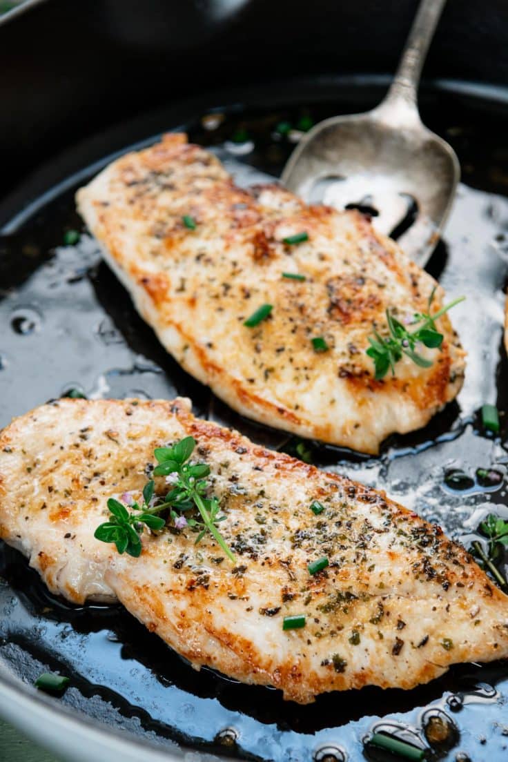 Cast Iron Chicken Breast - The Seasoned Mom