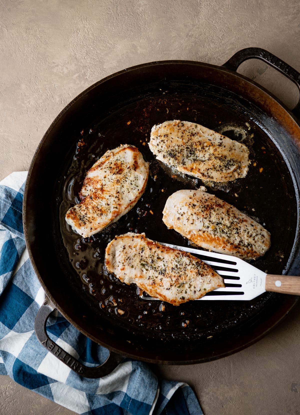 How to Cook Chicken Breast in Cast-Iron Skillet
