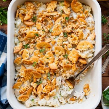 Leftover Turkey Rice Casserole - The Seasoned Mom