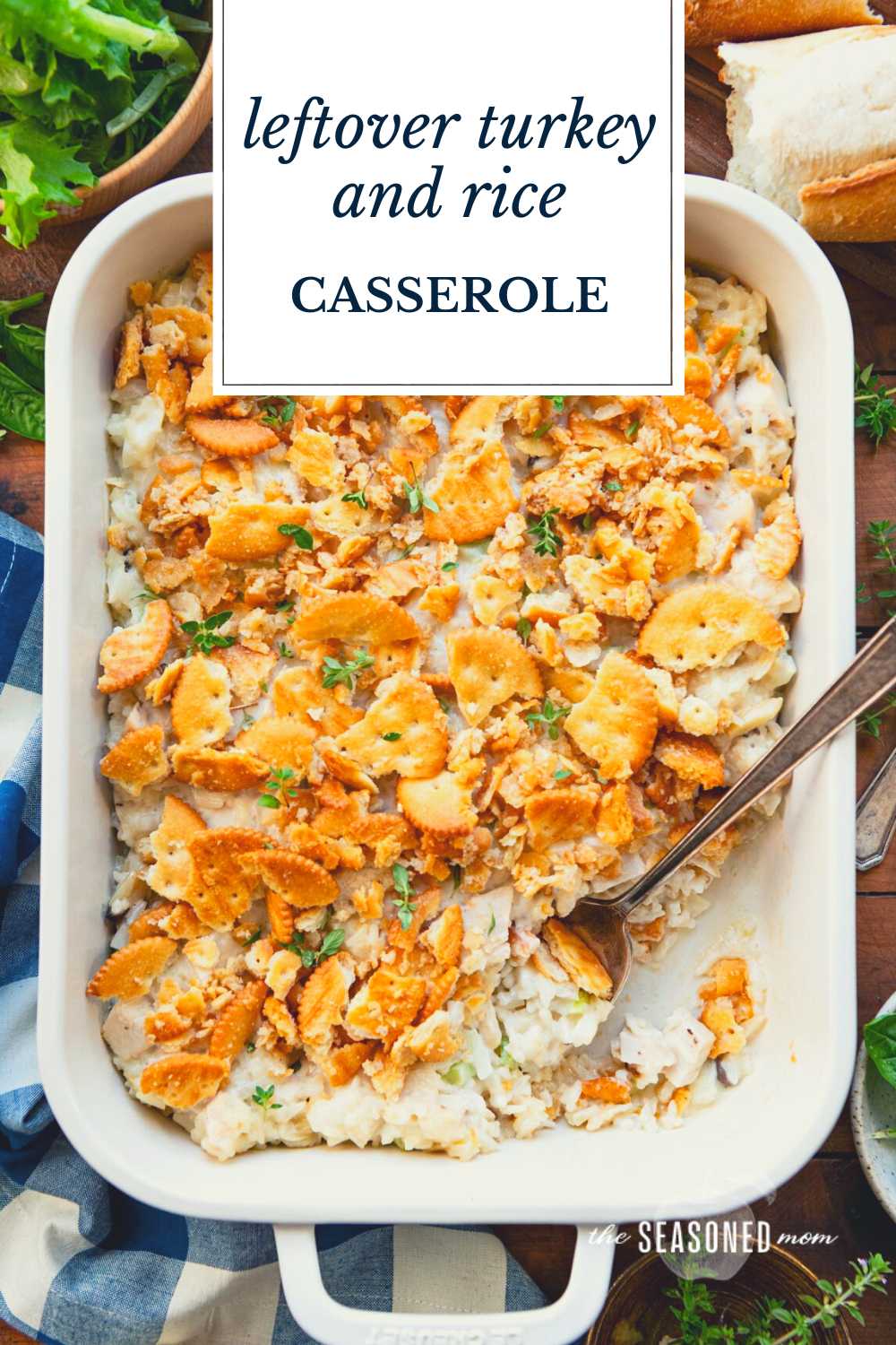 Leftover Turkey Rice Casserole - The Seasoned Mom