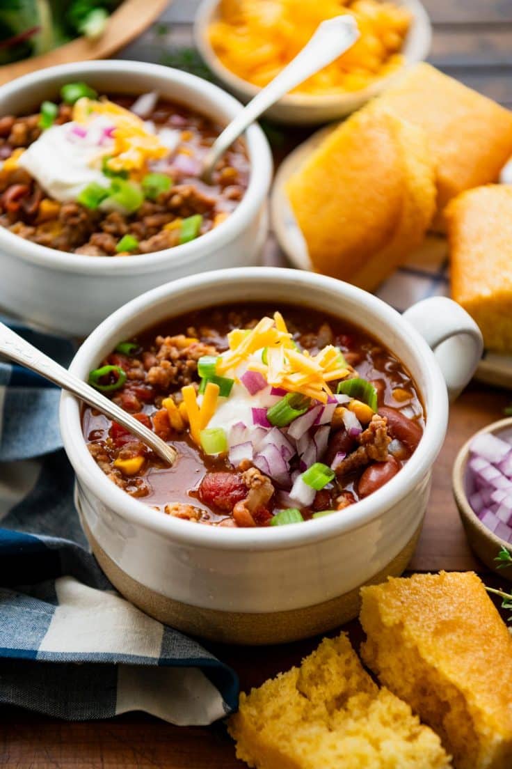 Pork Chili {Easy!} - The Seasoned Mom