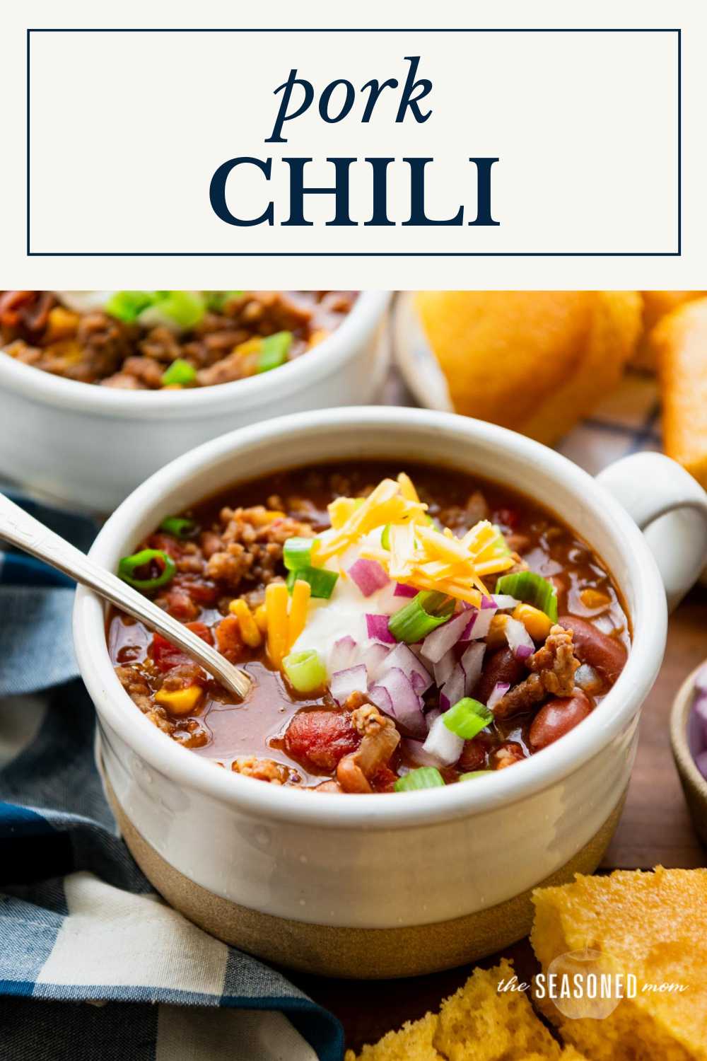 Pork Chili {Easy!} - The Seasoned Mom