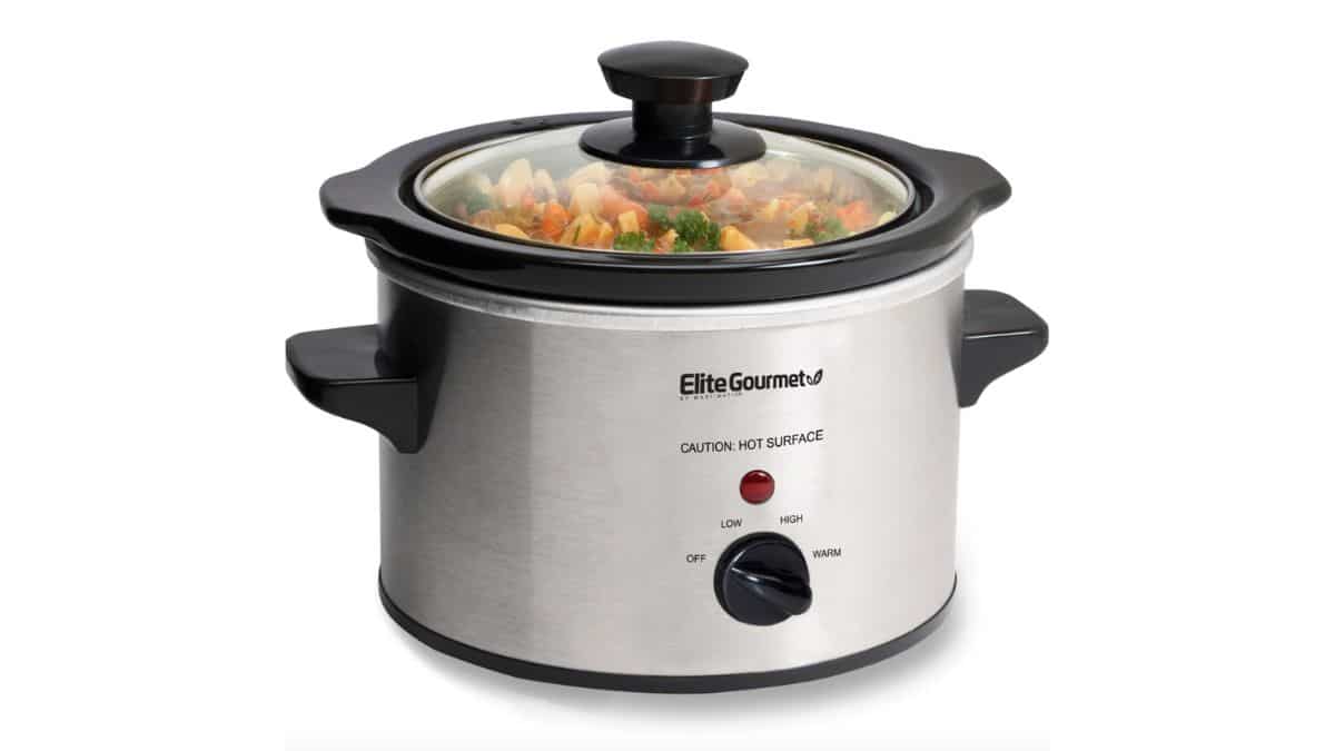 Courant 6-QT Locking Slow Cooker - Stainless Steel
