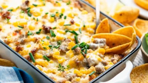 Cheesy Slow Cooker Sausage Dip [+ Video] - Oh Sweet Basil