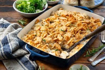 Chicken and Rice Casserole from Scratch - The Seasoned Mom
