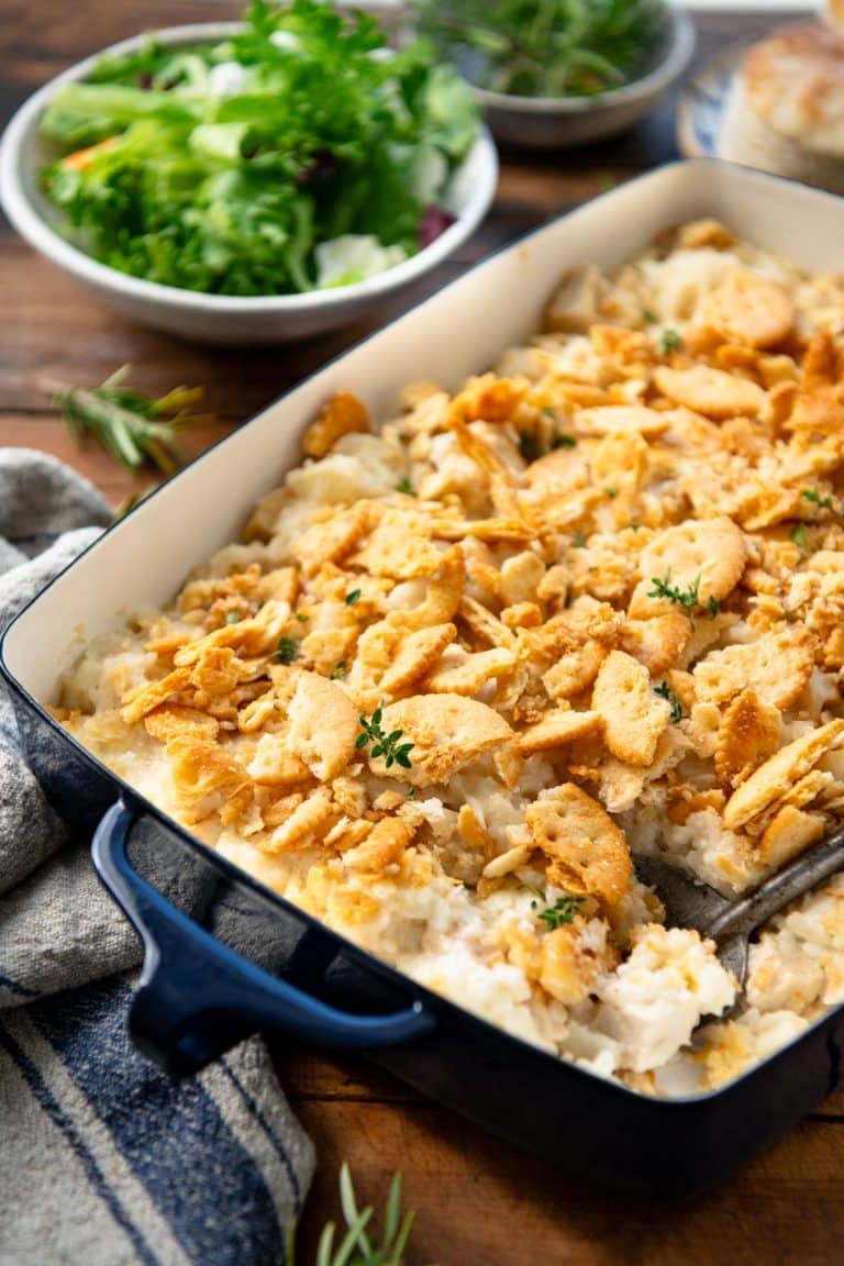 Chicken and Rice Casserole from Scratch - The Seasoned Mom