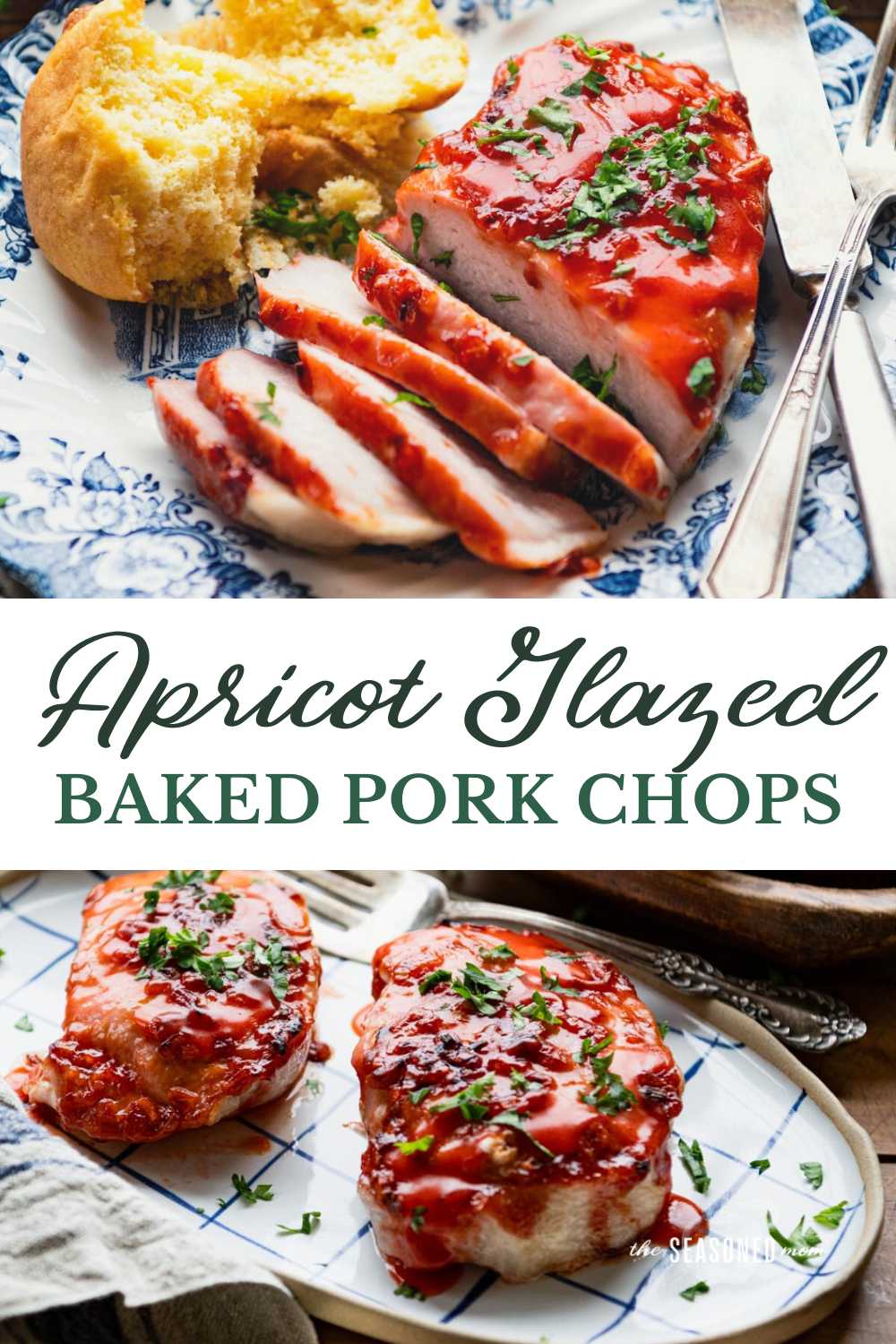 4-Ingredient Apricot Glazed Pork Chops - The Seasoned Mom