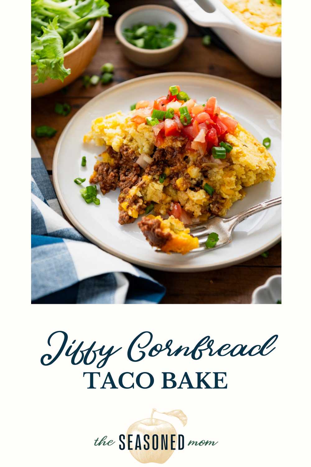 Jiffy Cornbread Taco Bake - The Seasoned Mom