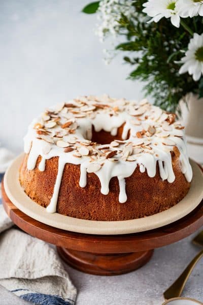 Almond Pound Cake - The Seasoned Mom