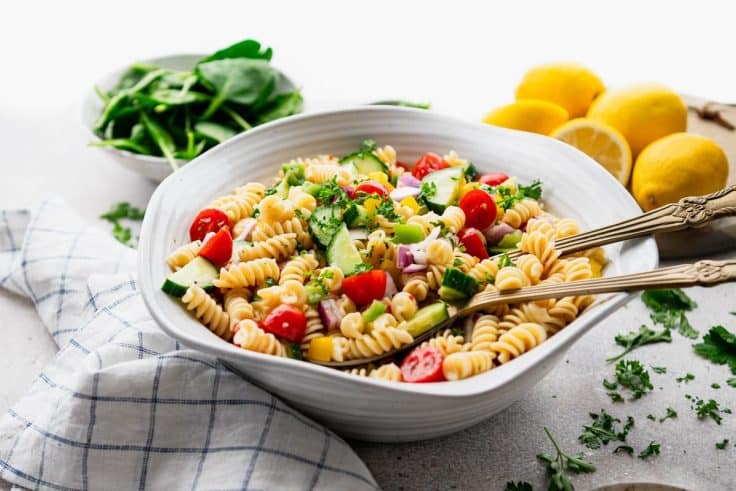 Classic Pasta Salad - The Seasoned Mom