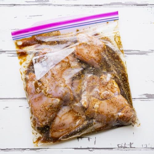 Chicken Thigh Marinade (Grilled or Baked) - The Seasoned Mom