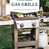 Best small gas grills with text title overlay.