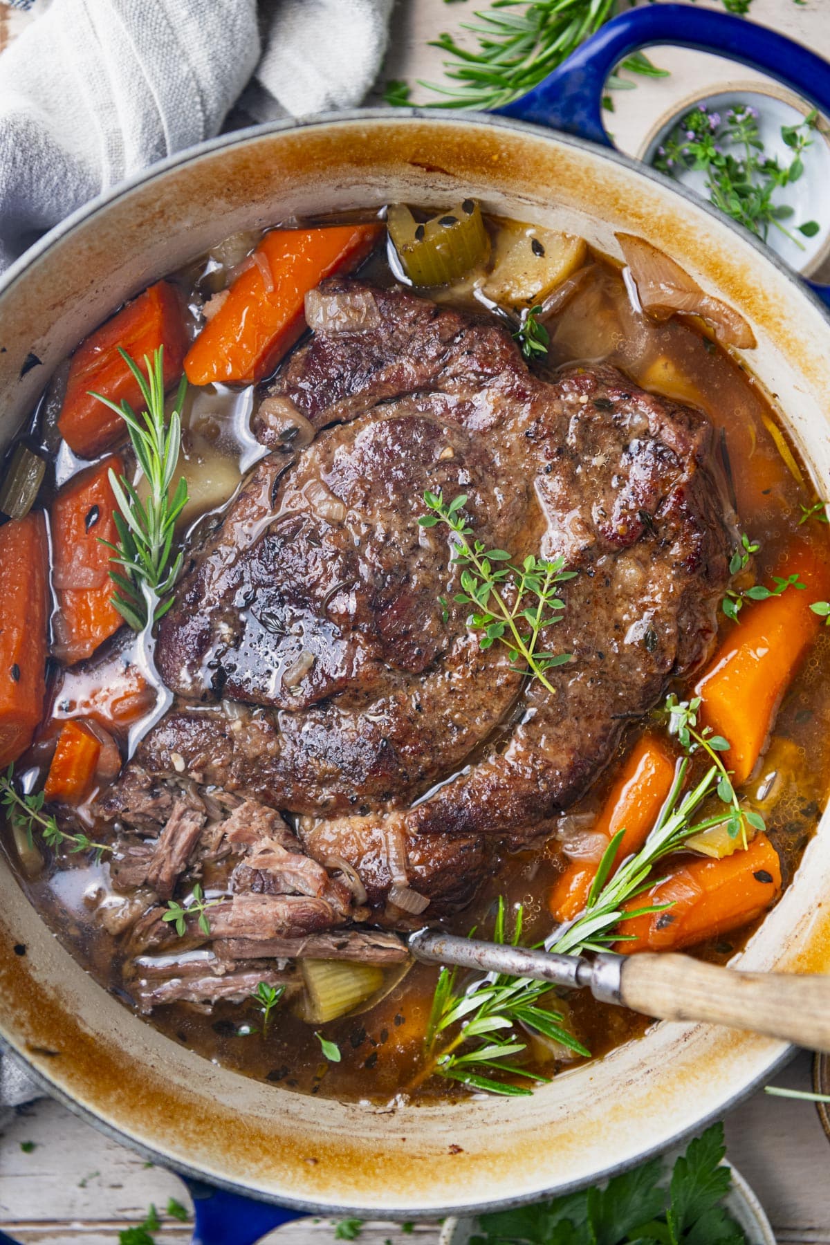 Dutch Oven Pot Roast The Seasoned Mom