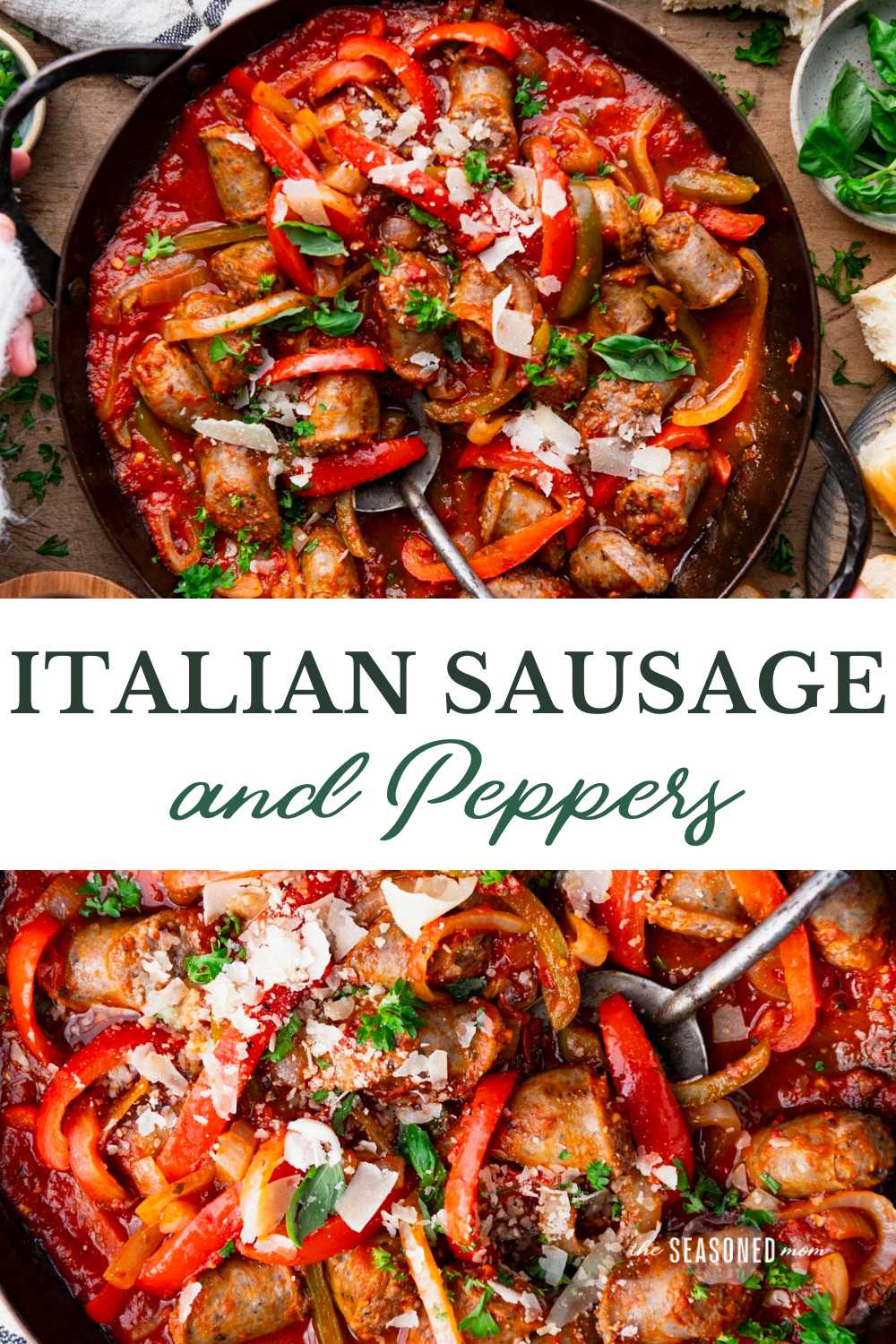 Old Fashioned Italian Sausage and Peppers - The Seasoned Mom